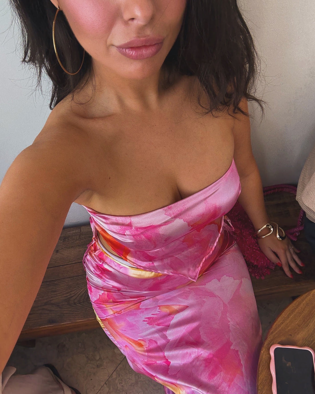 Gia Satin Set Floral