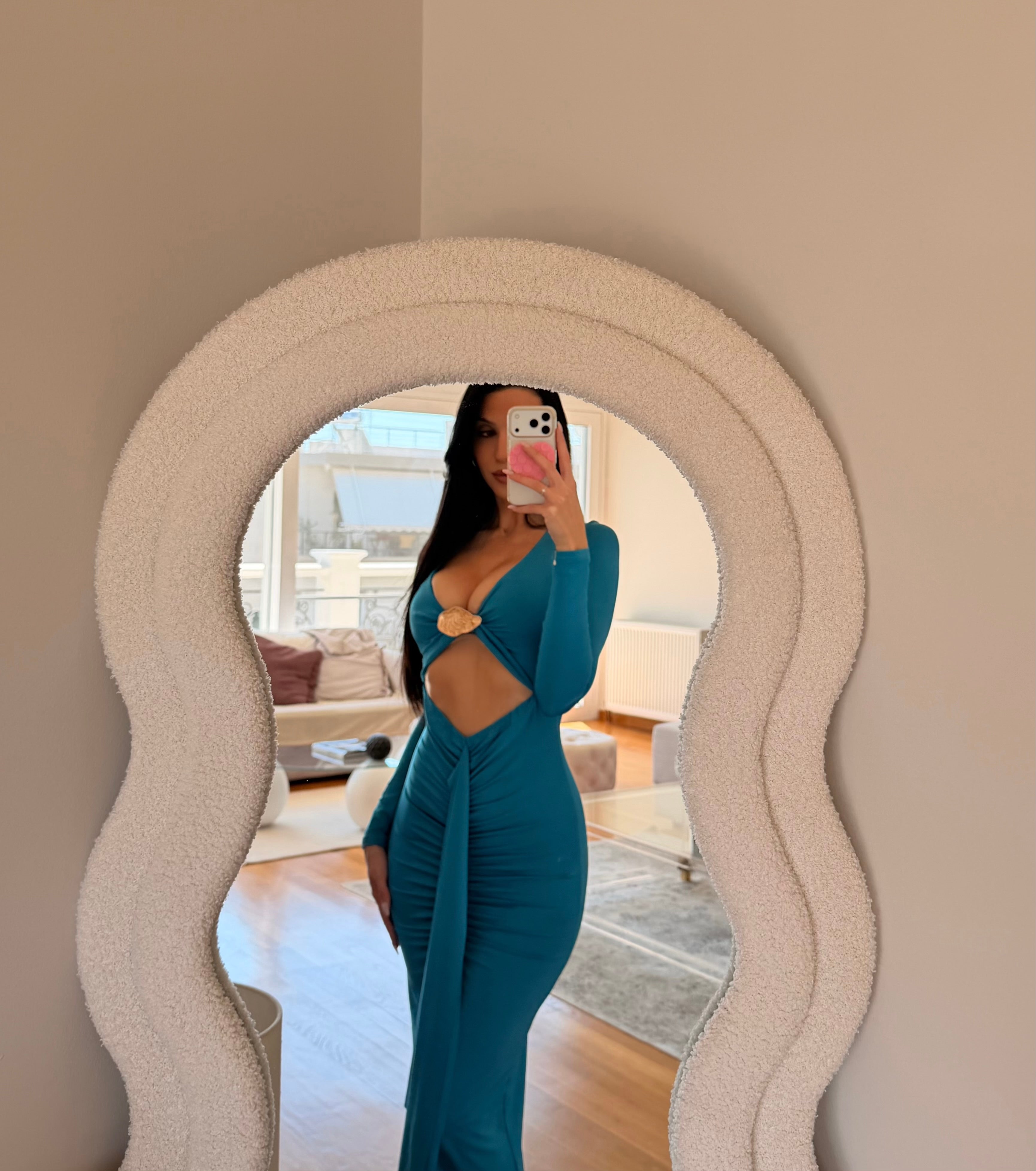 Jasmine Ruched Maxi Dress