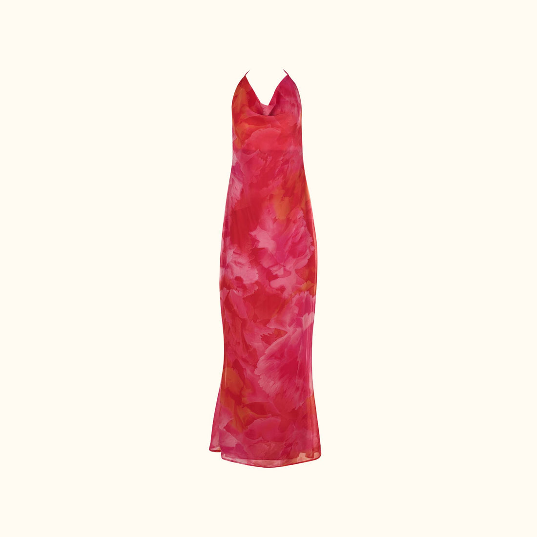 Juliette Floral Pink Muslin Backless Dress
