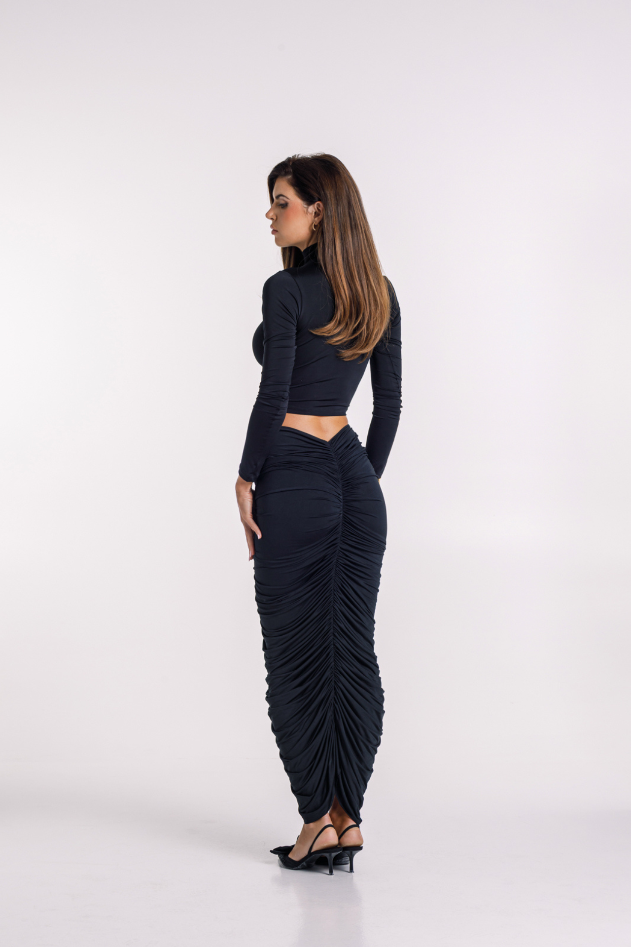 Kayla Ruched maxi set