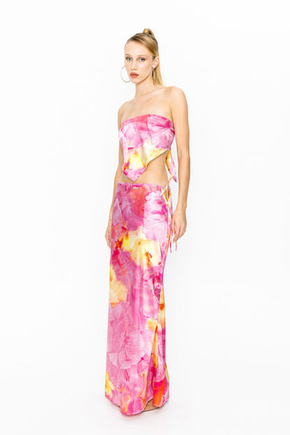 Gia Satin Set Floral