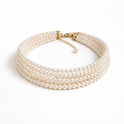 Azura Pearl Beaded Choker