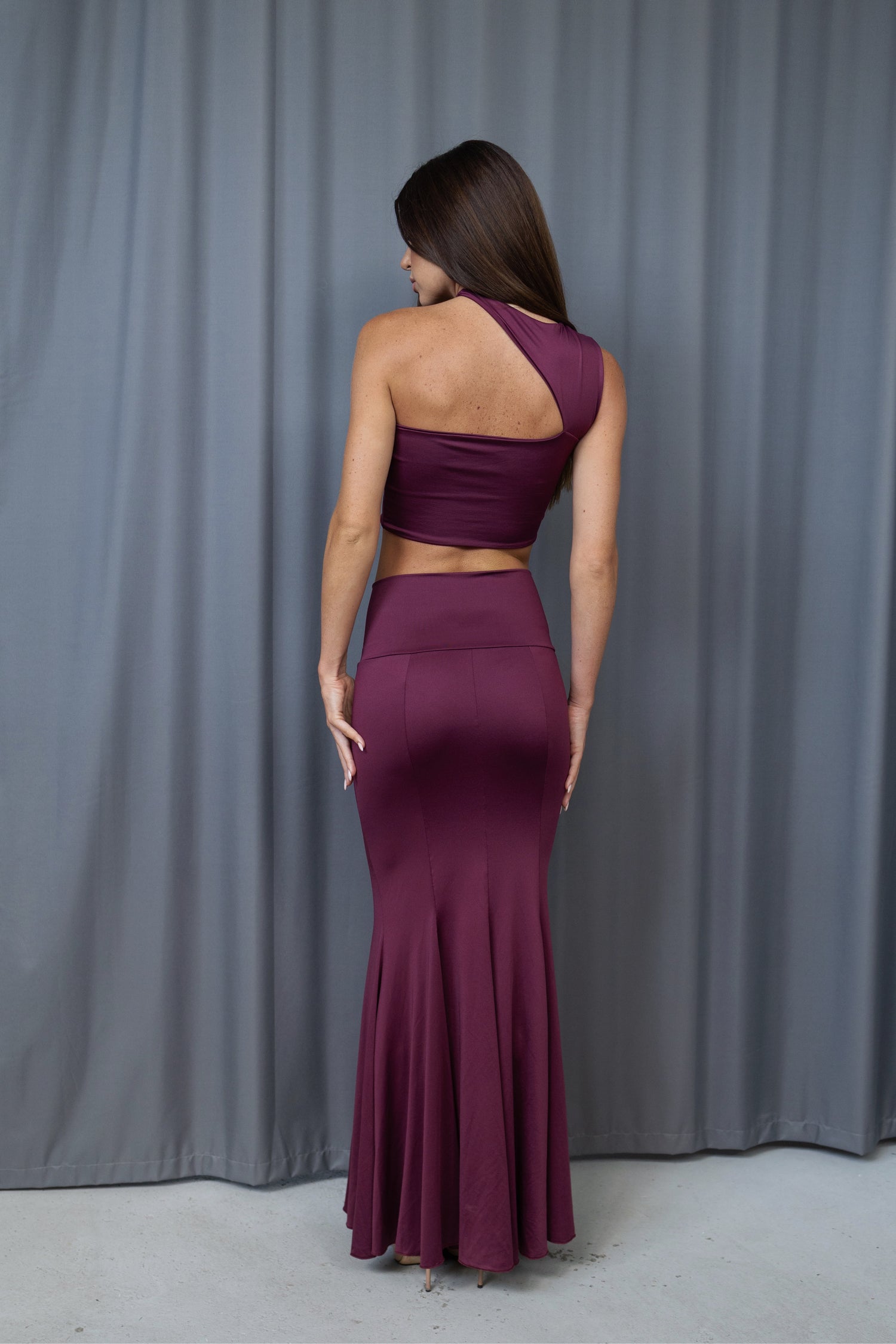 Kendal Mermaid Set Burgundy